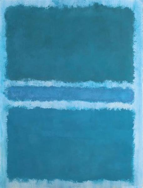 Untitled Blue Divided By Blue